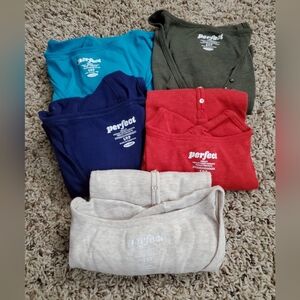 OLD NAVY Perfect Henley T-Shirts Bundle Size S
